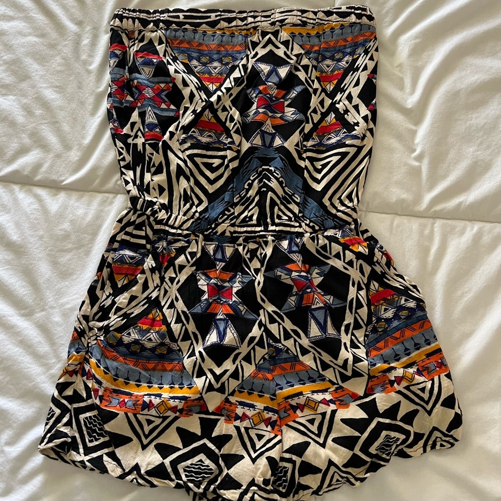 Printed romper